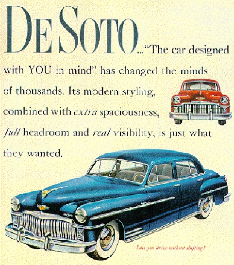 1949 DeSoto Auto Advertising
